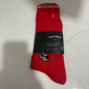 Chrome Heart Socks | Red | Brand New